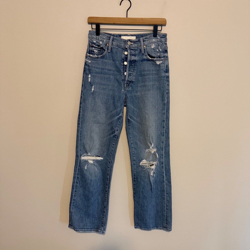 Mother‎ Superior jeans The Rambler Ankle Holy Melancholy 28 straight leg denim - Picture 3 of 9